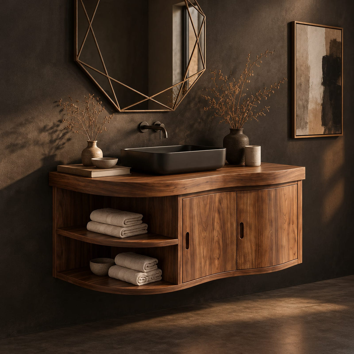 Natural wood grain detail