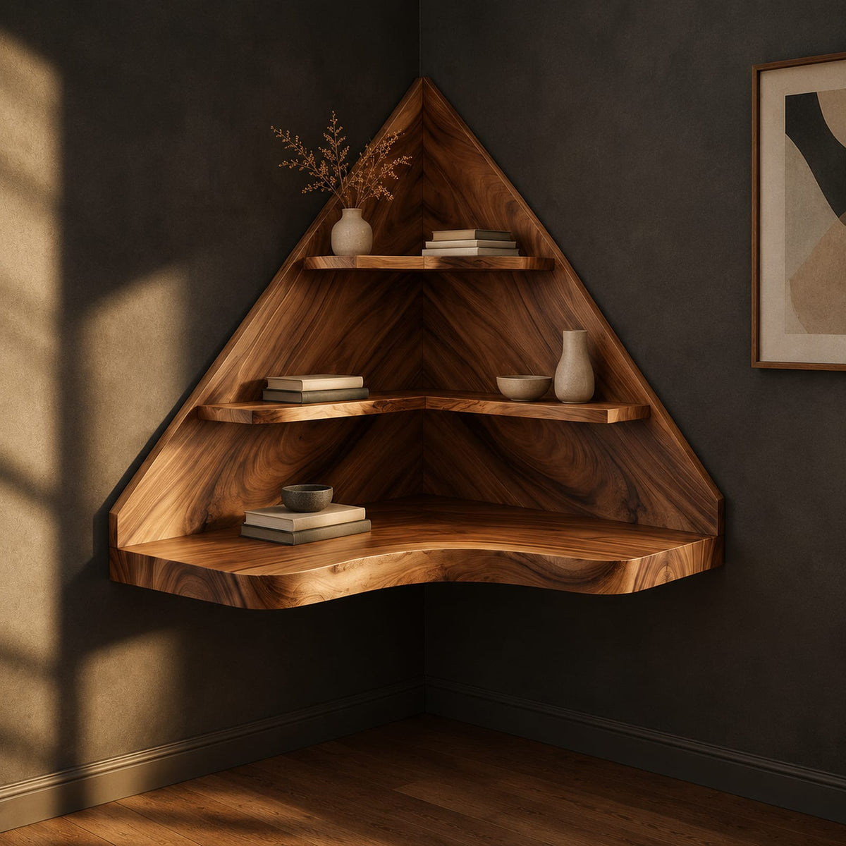 Natural wood grain detail