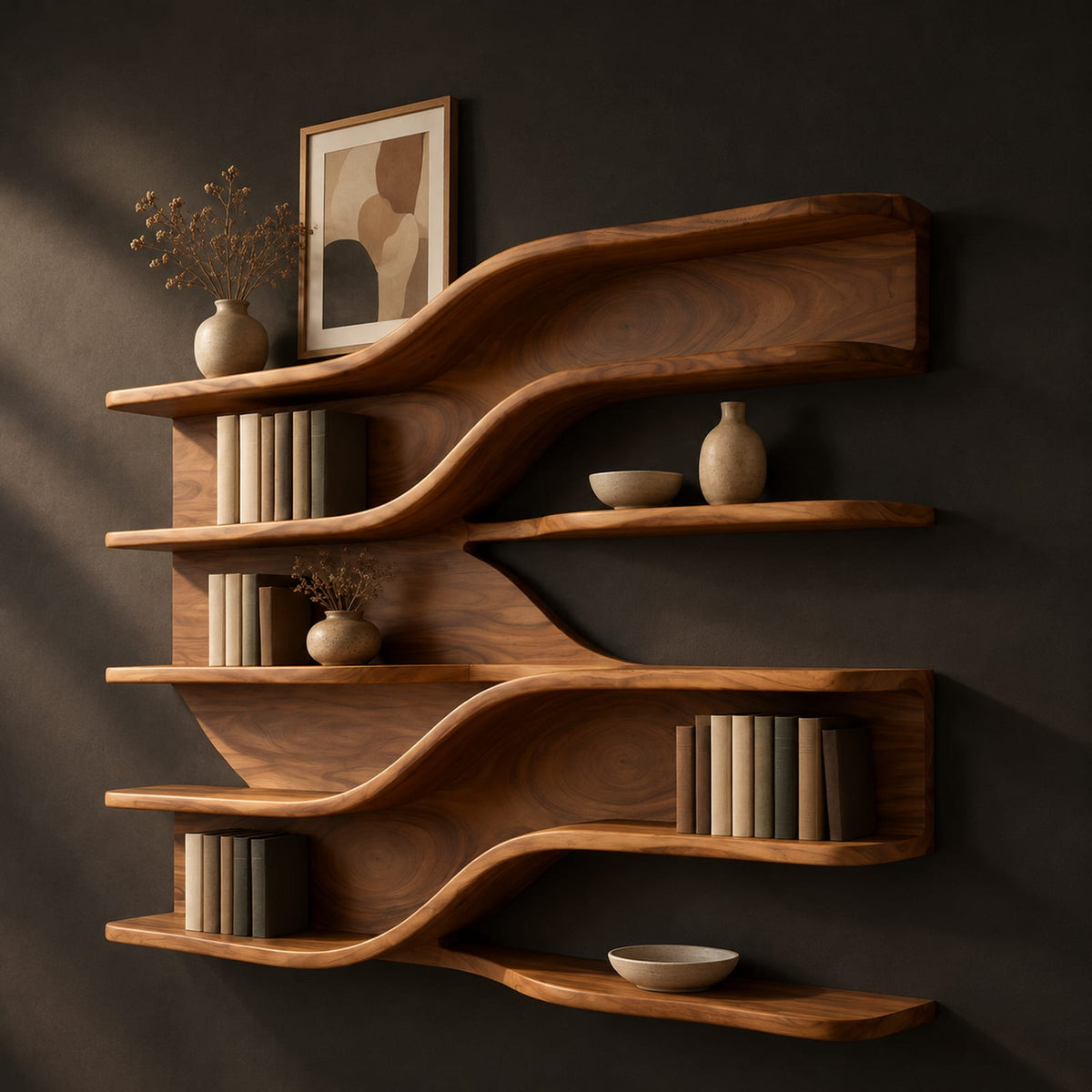 Natural wood grain detail