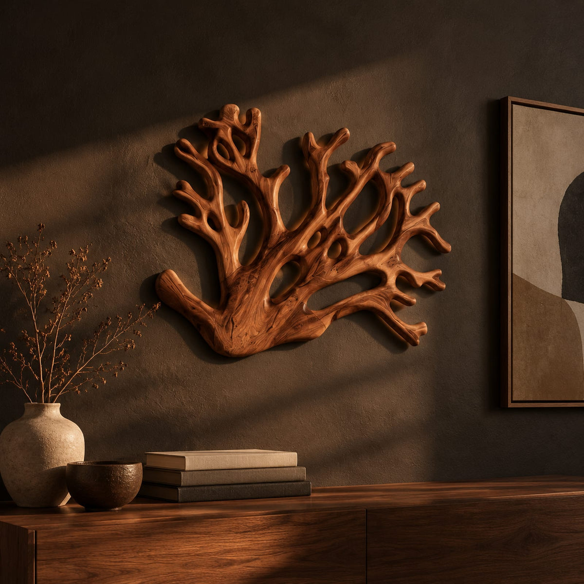 Natural wood grain detail