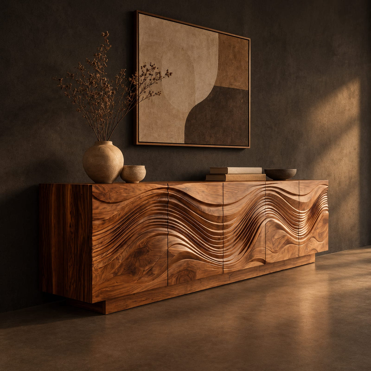 Natural wood grain detail