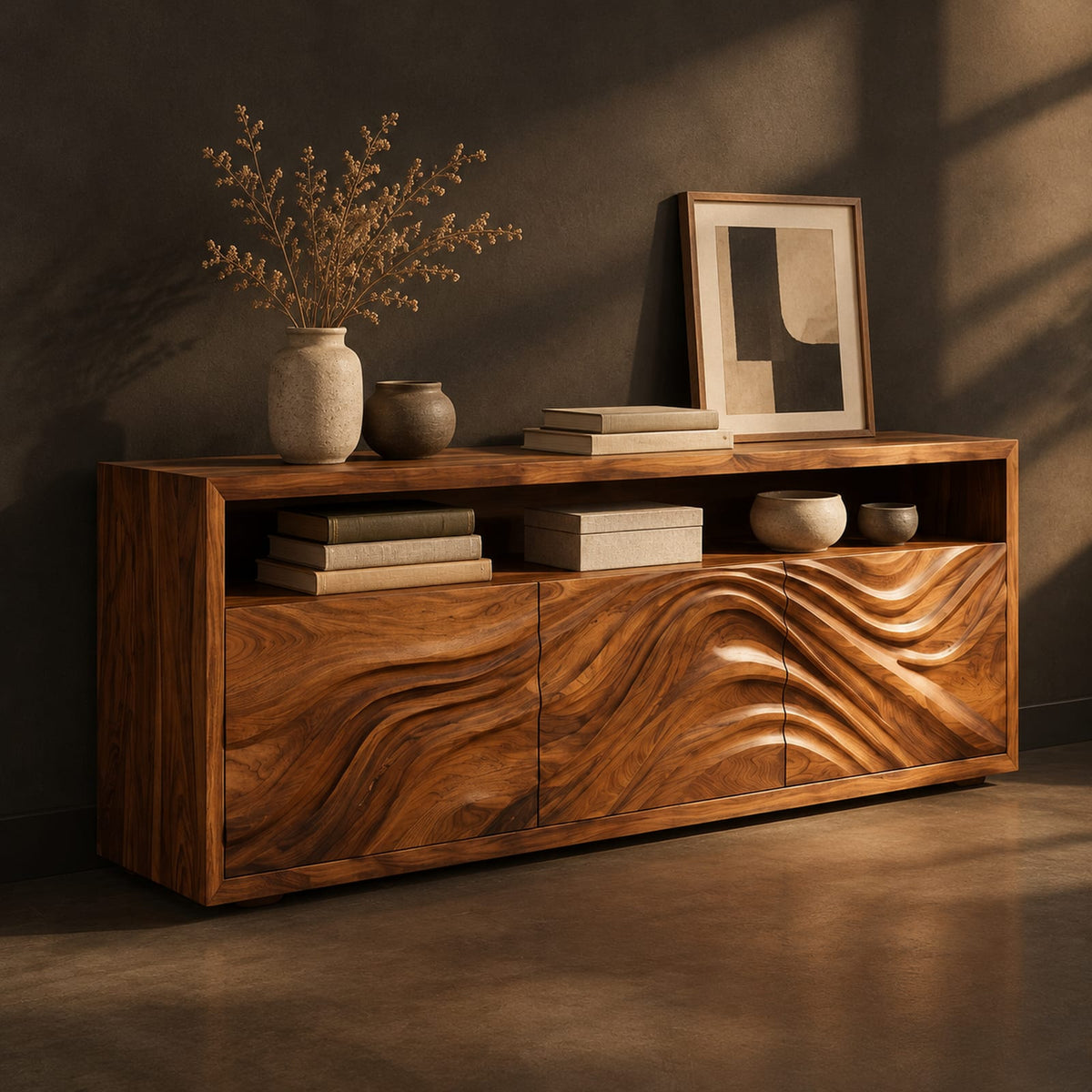 Natural wood grain detail