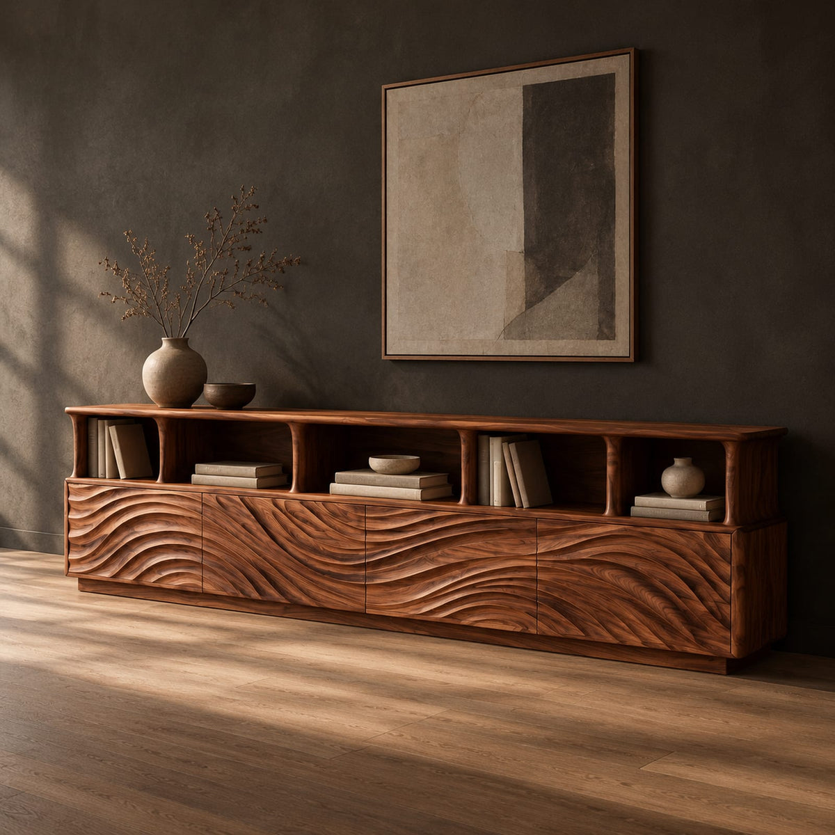 Natural wood grain detail