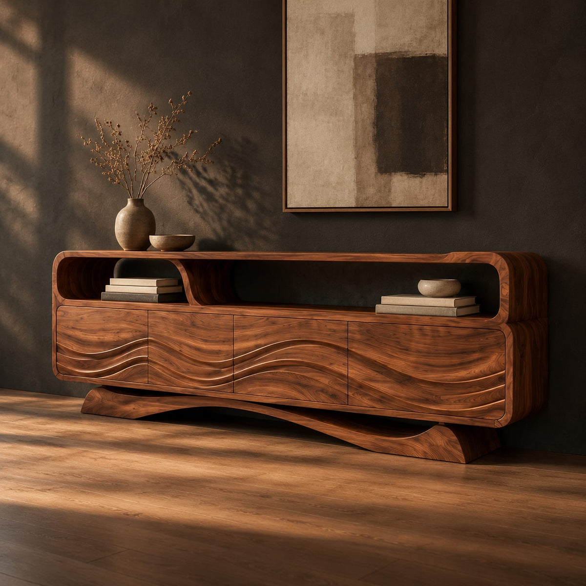 Natural wood grain detail