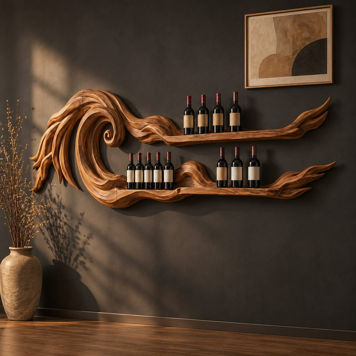 Natural wood grain detail