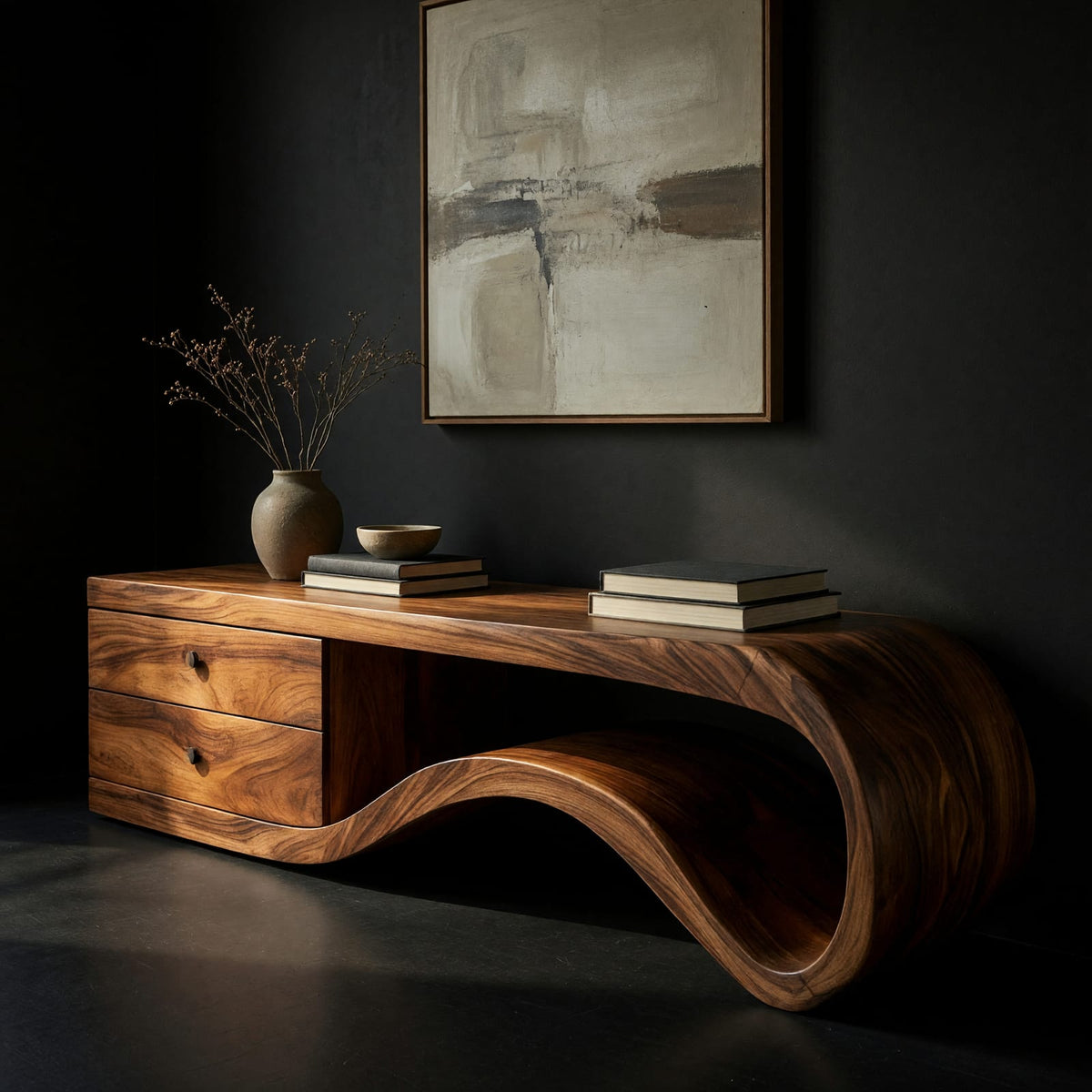 Natural wood grain detail