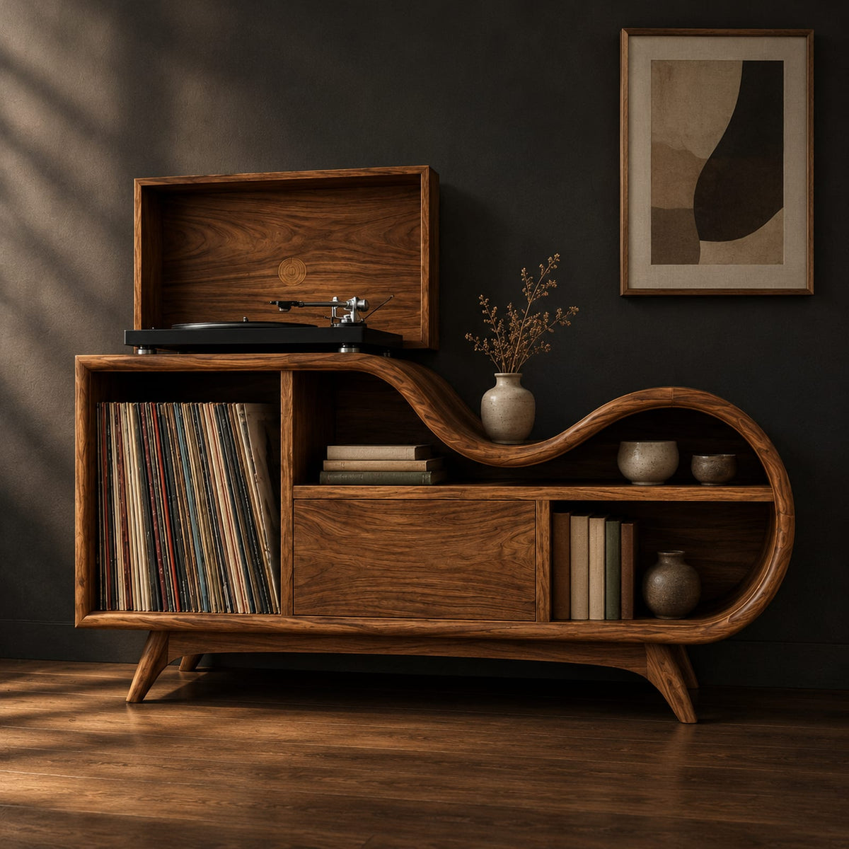 Natural wood grain detail