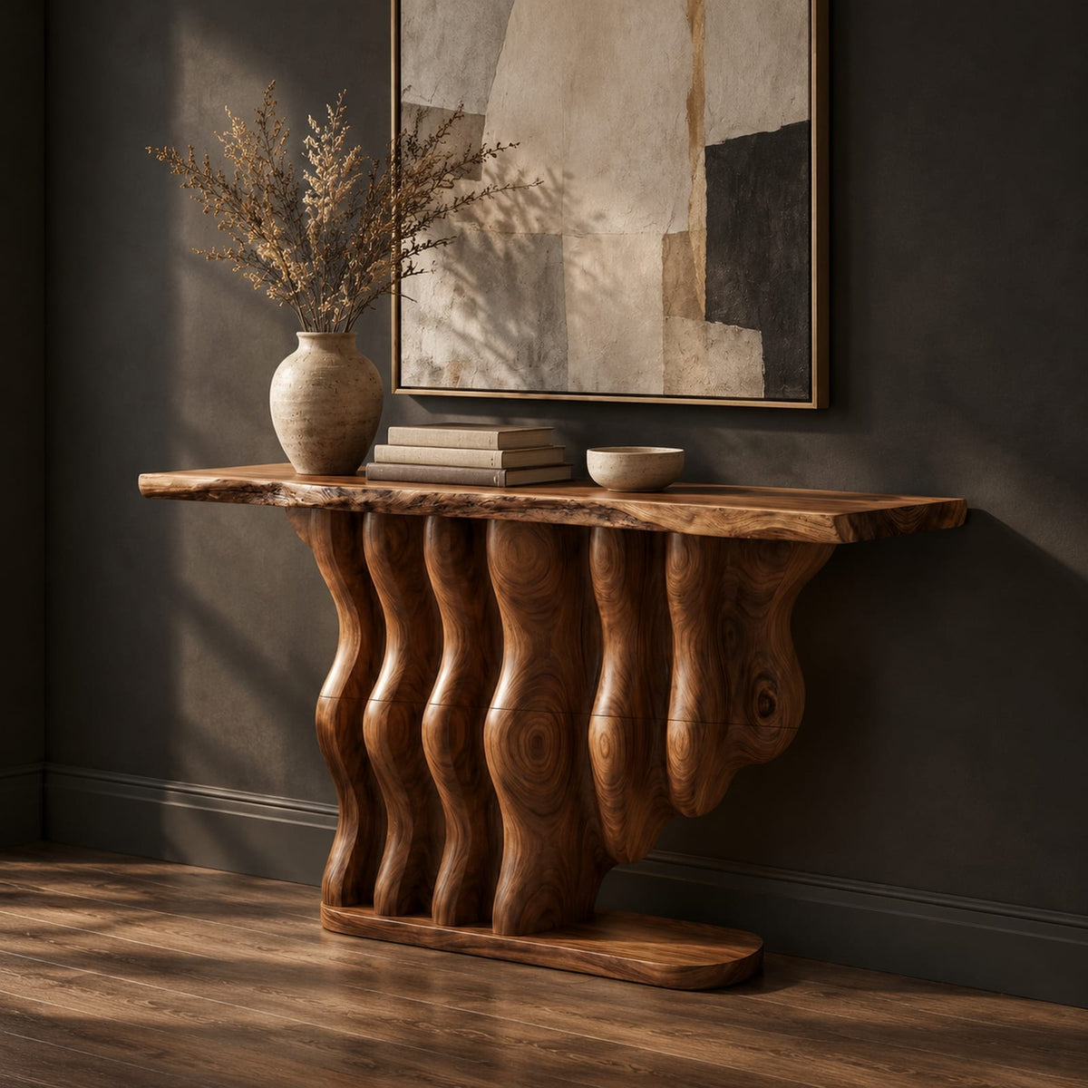 Natural wood grain detail