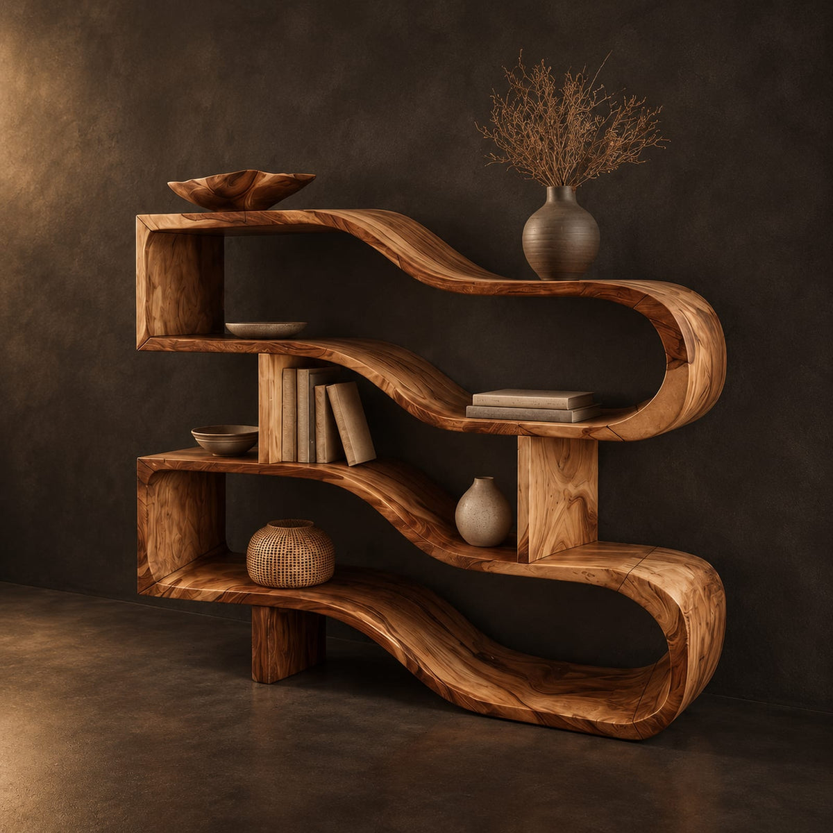 Natural wood grain detail