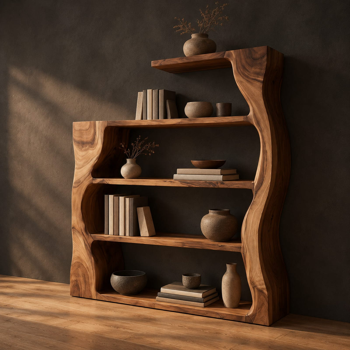 Natural wood grain detail