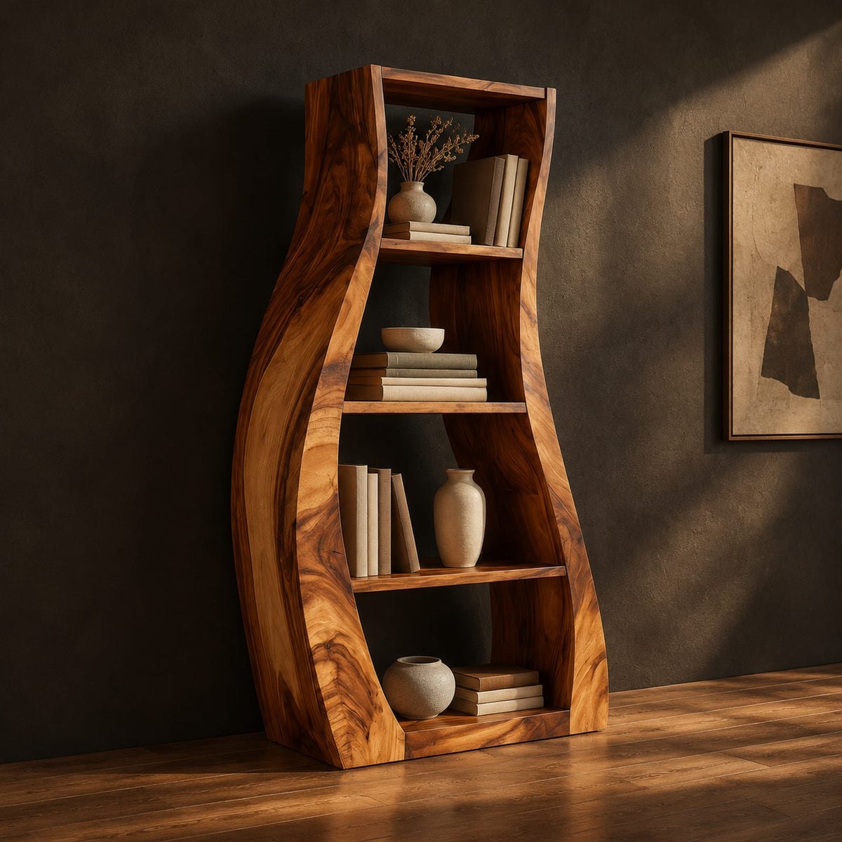 Natural wood grain detail