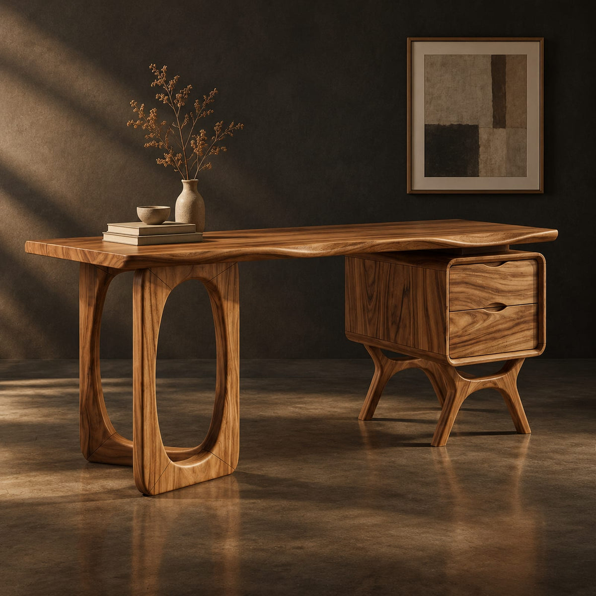 Natural wood grain detail