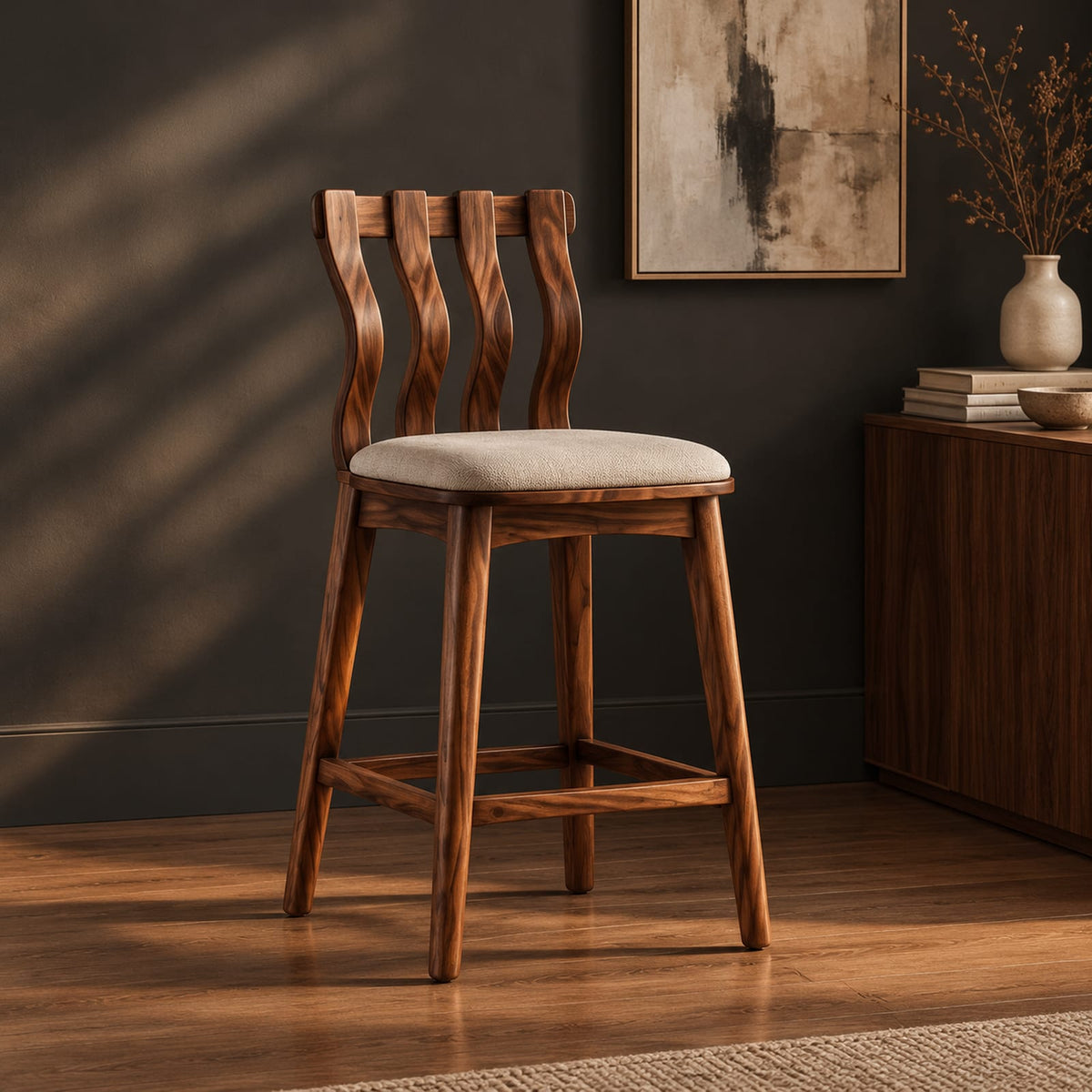 Natural wood grain detail