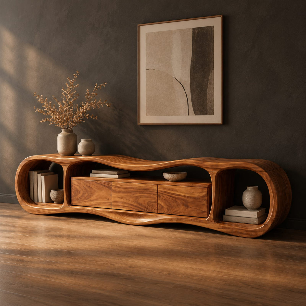 Natural wood grain detail