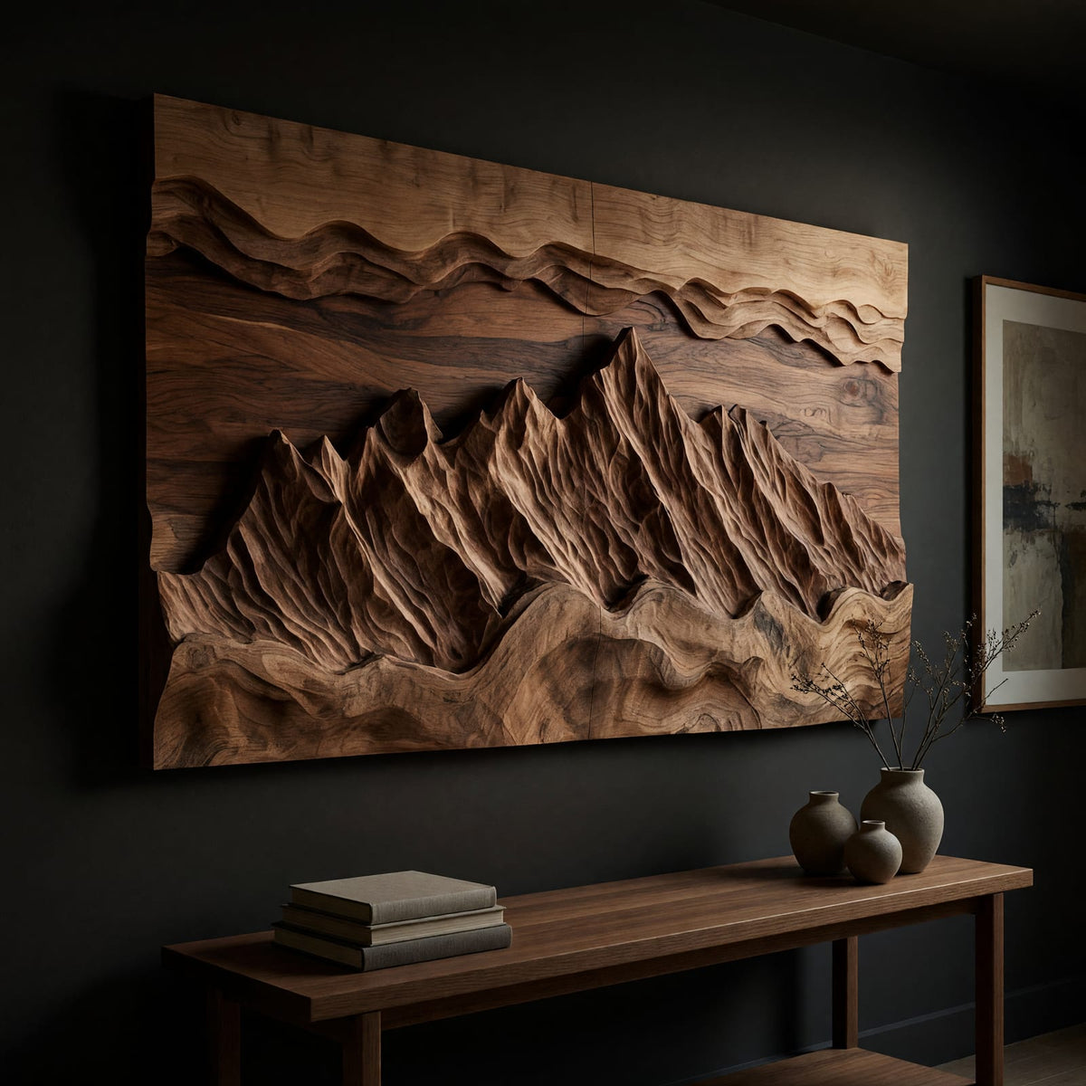Natural wood grain detail