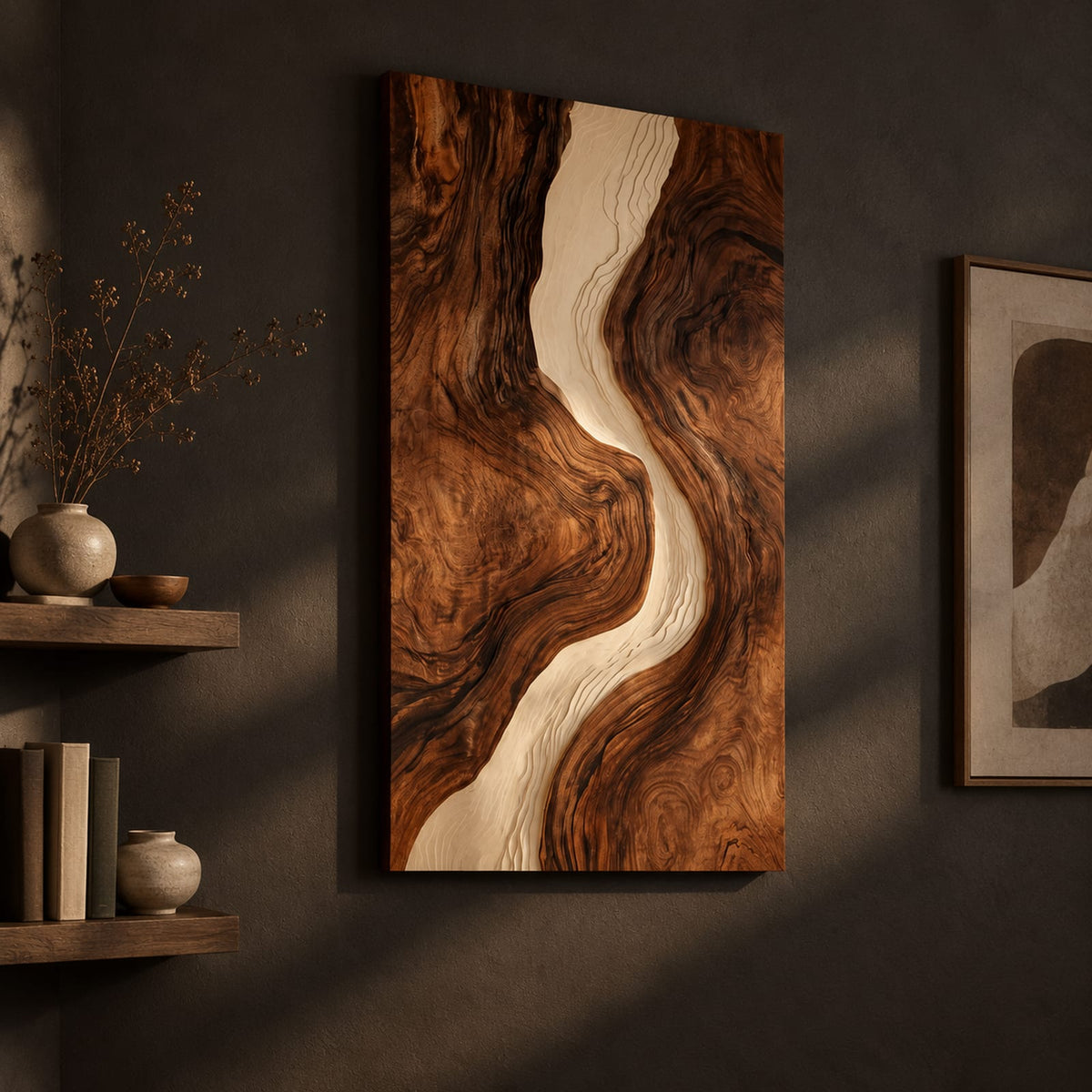 Natural wood grain detail