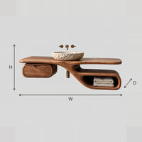 Winding Loop Bathroom Vanity With Drawer Pod And Towel Niche dimension diagram with width, height and depth