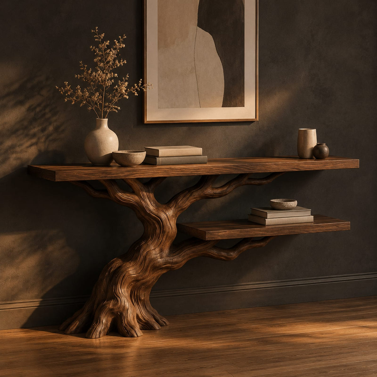 Natural wood grain detail