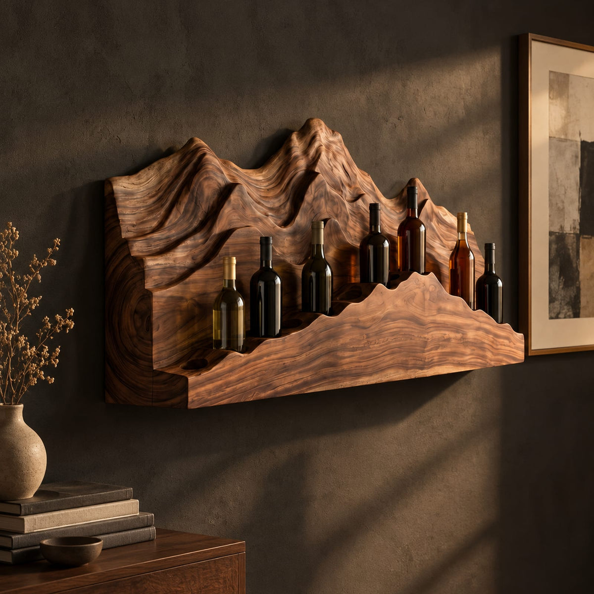 Natural wood grain detail
