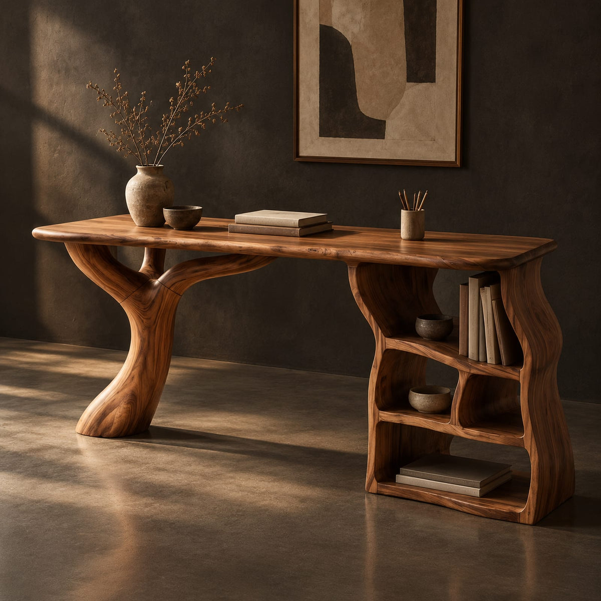 Natural wood grain detail